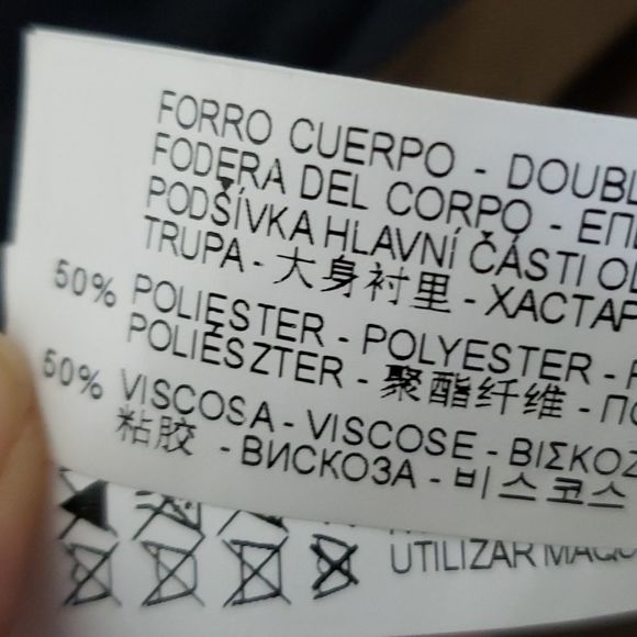 Zara Man Long Wool Gray Pea Coat - Picture 7 of 9